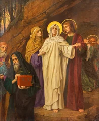 Foto op Canvas Antwerp - St. John and hl. Mary near of Jesus tomb © Renáta Sedmáková