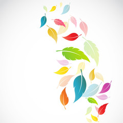 leaves design on white background