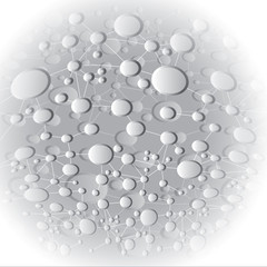 Abstract gray element background