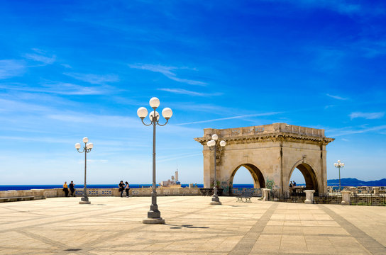 Sardegna, Cagliari, Bastione Saint Remy