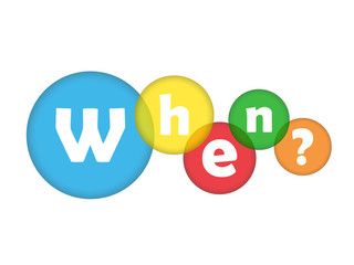"WHEN?" (questions calendar date time meeting agenda programme)