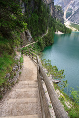 Obraz na płótnie Canvas lago di Braies - Dolomiti