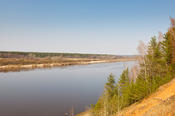 Fototapeta premium view of the river