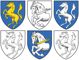 Coat of arms - horses