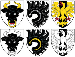 Coat of arms - gold and black