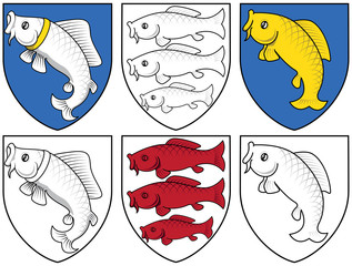 Coat of arms - fisches