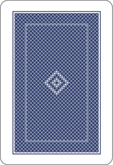 Traditional Playing Card Back Side