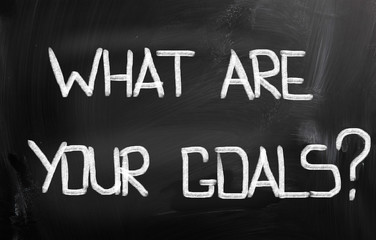 What Are Your Goals Concept