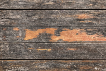 Old Weathered Peeled Varnished Planks Surface Texture