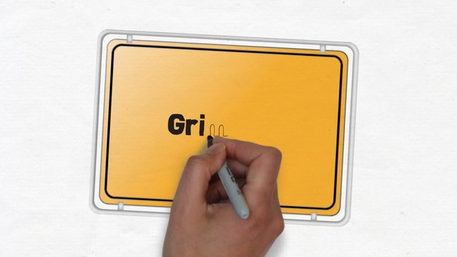 Grimmen Ortseingangsschild Ortseingang Stadt