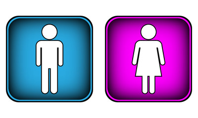 Male and Female buttons