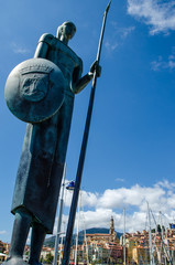 Fototapeta premium Woman with trident, Menton