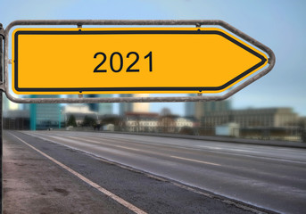 Strassenschild 14 - 2021