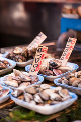 Obraz premium Tsukiji Fish Market, Japan.