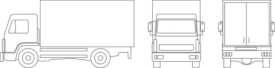 lorry outline