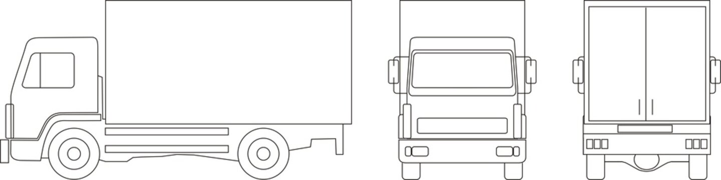 lorry outline