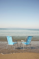 summer seats by the beach