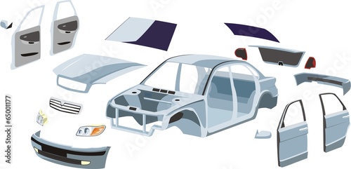 "car body parts" Stock image and royalty-free vector files ...