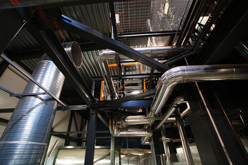 Industrial zone, Steel pipelines and equipment