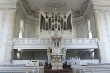 Innenaufnahme der Ludwigkirche Saarbrücken