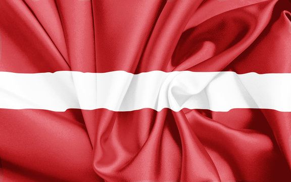 Lettland Fahne