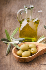 olive con oliera