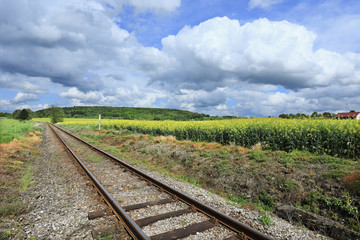 Fototapeta premium Spring Landscape in Bohemian Paradise, Czech Republic