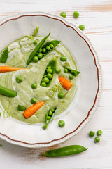 Fresh Green Pea Soup