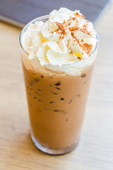 Iced coffee mocha
