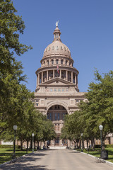 The Texas State Capitol Building in Downtown Austin, Texas