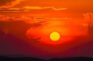 Sunset sky
