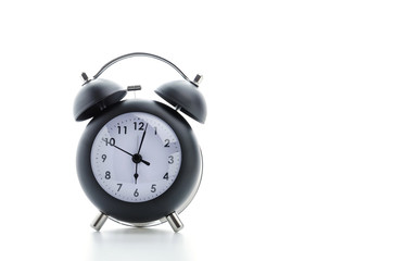 Clock isolated on white