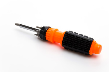Screw driver isolated white background
