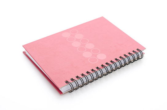 Notebook isolated on white