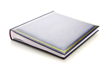 Old vintage book isolated on white background