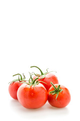 Tomato isolated on white