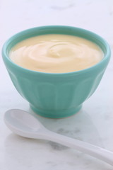 Fresh banana yogurt
