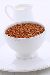 Delicious crisped rice chocolate cereal