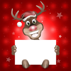 Reindeer Happy Christmas Smile