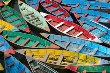 Colorful boats - Powered by Adobe