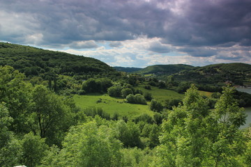 Fototapeta premium Paysage au lac du Causse (Corrèze)