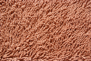 Closeup of brown doormat