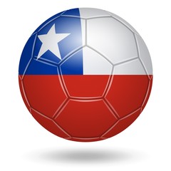 Naklejka premium Soccer. World cup. Group B. Chili