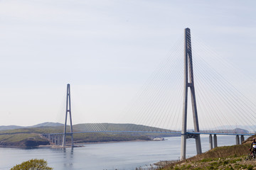 Big suspension bridge