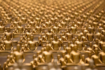 Obraz premium Wat Phra Dhammakaya is a Buddhist temple in Bangkok, Thailand