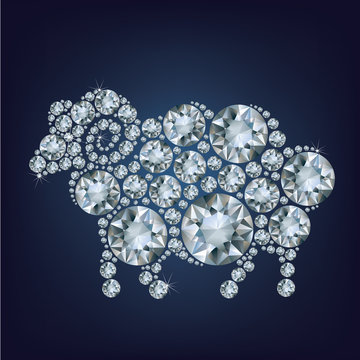 Sheep made up a lot of diamonds