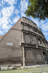 General view of the Colosseum, Rome, Italy