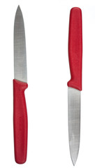 Bright red knives