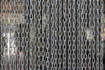 Iron chain curtain