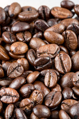 Coffee bean texture